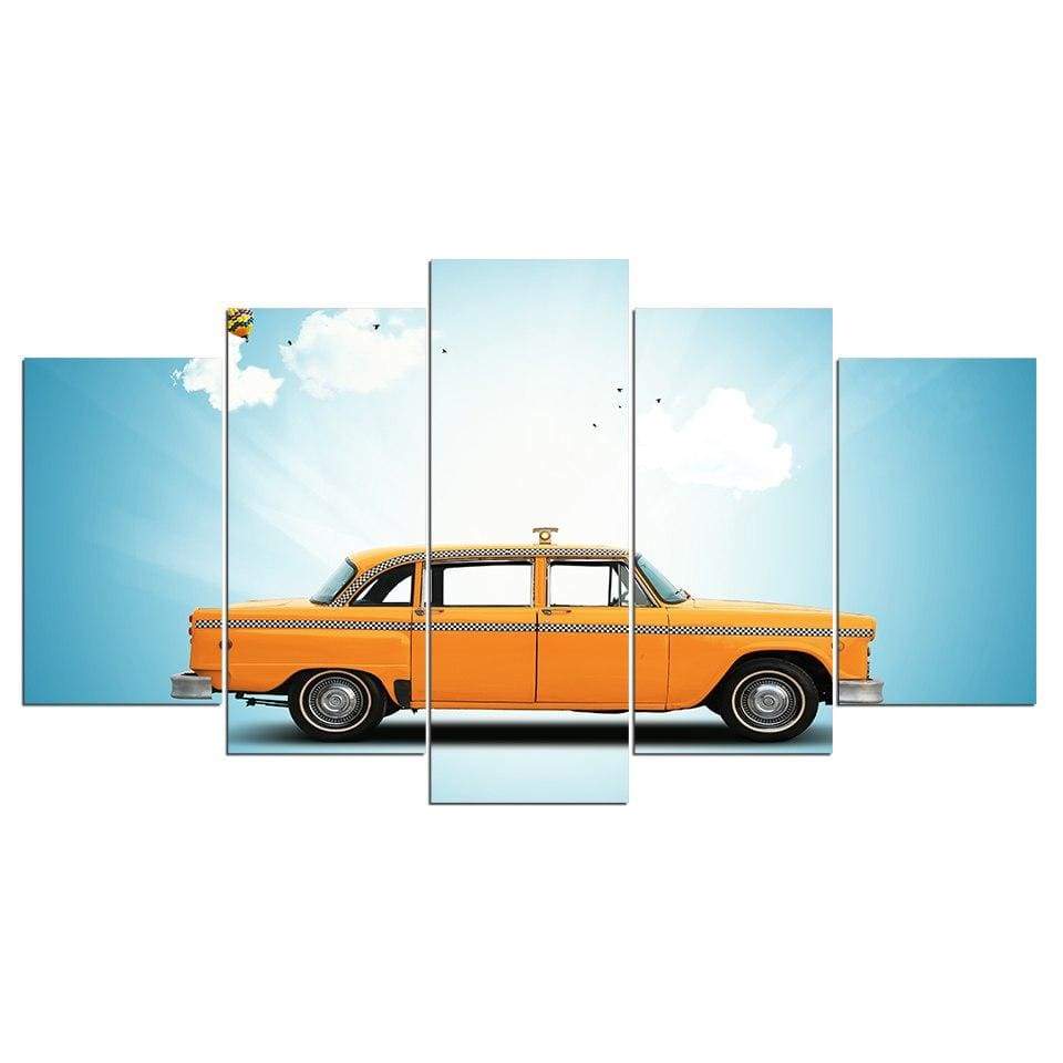 TAXI NEW-YORKAIS - Tableau mural sur toile imprimée - Art-Cadre.fr