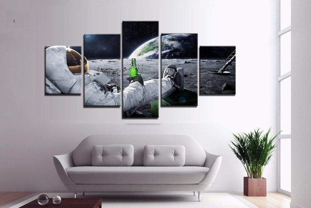 TERRASSE DE L'ESPACE - Tableau mural sur toile imprimée - Art-Cadre.fr