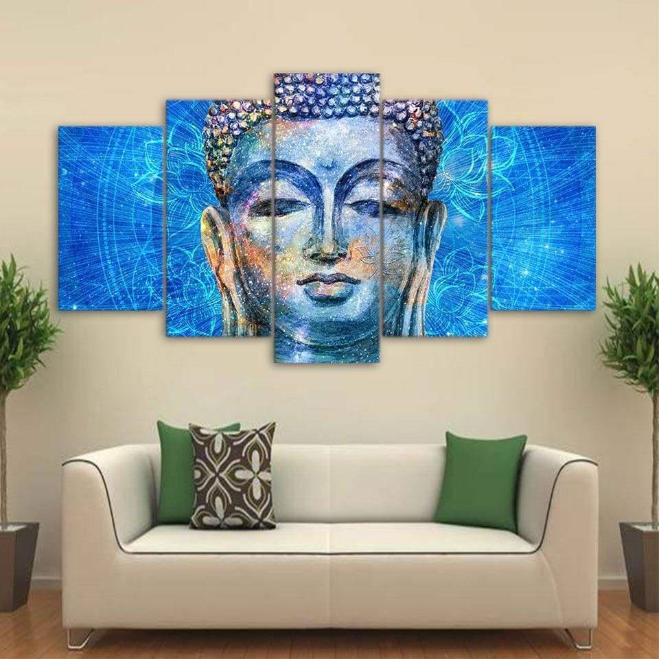 TÊTE DE BOUDDHA 8 - Tableau mural sur toile imprimée - Art-Cadre.fr