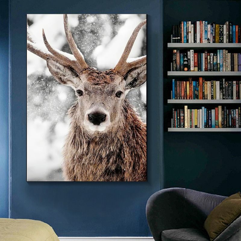 Tableau tète de cerf cadre