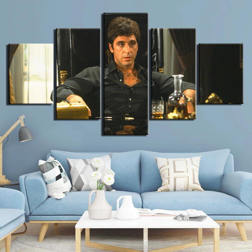 TONY MONTANA - Tableau mural sur toile imprimée - Art-Cadre.fr