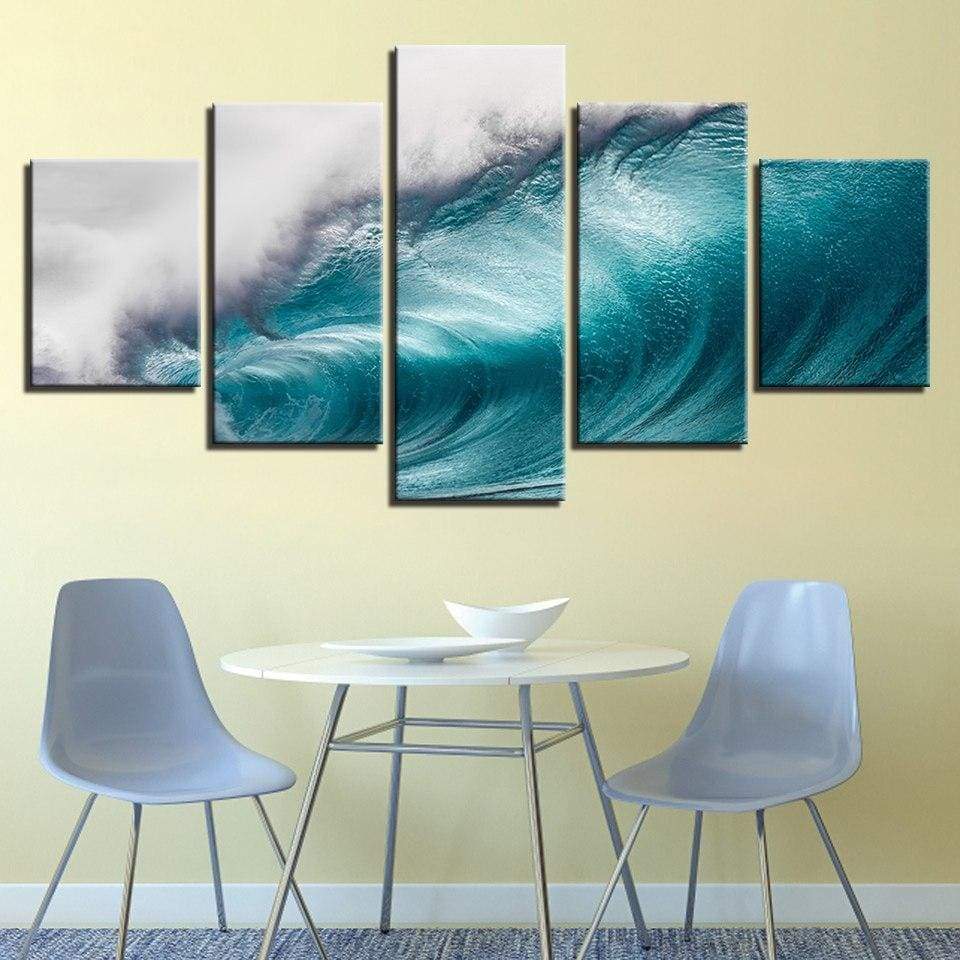 VAGUE - Tableau mural sur toile imprimée - Art-Cadre.fr