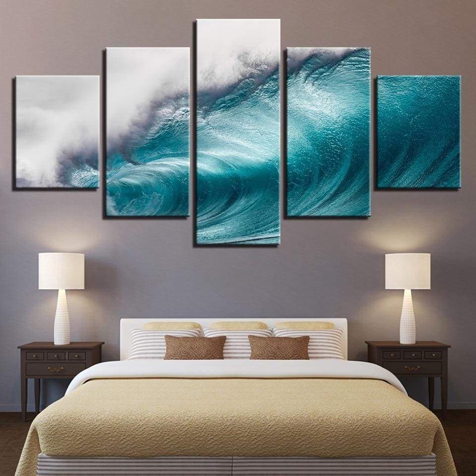 VAGUE - Tableau mural sur toile imprimée - Art-Cadre.fr