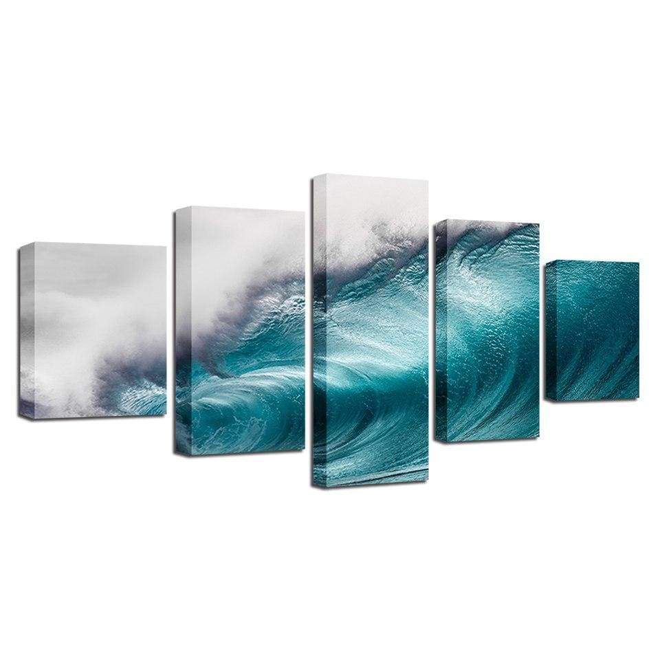 VAGUE - Tableau mural sur toile imprimée - Art-Cadre.fr