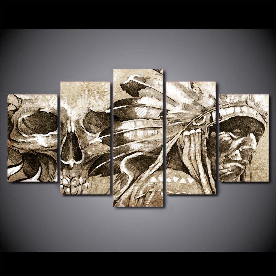 VIEIL INDIEN - Tableau mural sur toile imprimée - Art-Cadre.fr