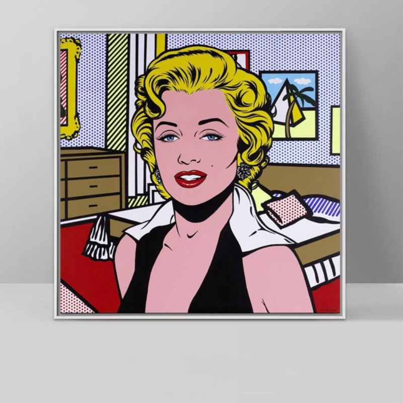 Tableau vintage pop art toile