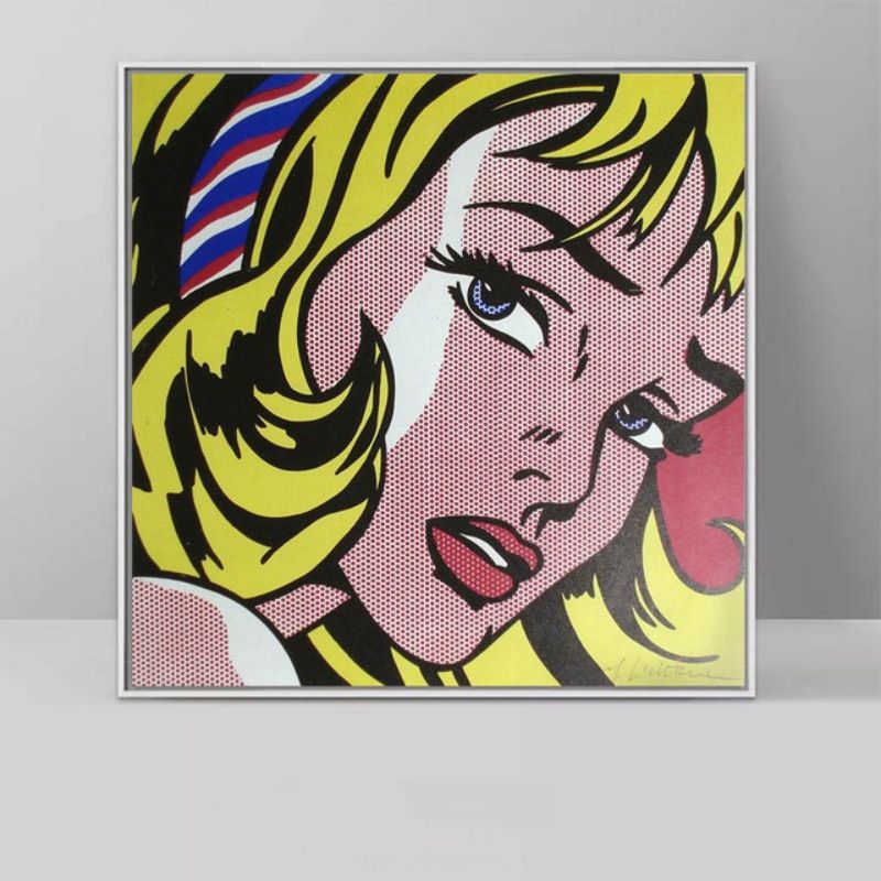 Tableau vintage pop art variante toile