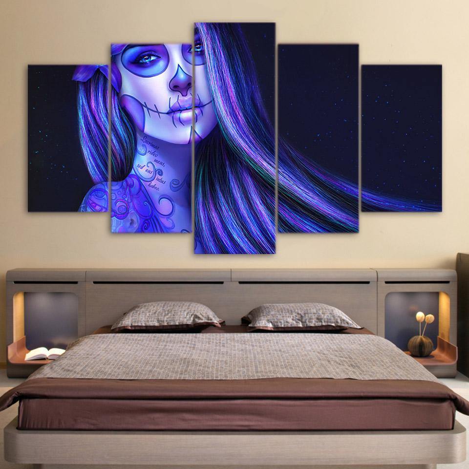 VIOLETTE - Tableau mural sur toile imprimée - Art-Cadre.fr