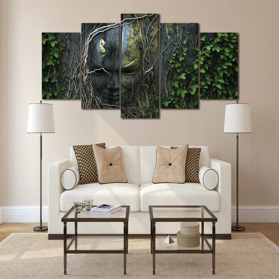 VISAGE - Tableau mural sur toile imprimée - Art-Cadre.fr