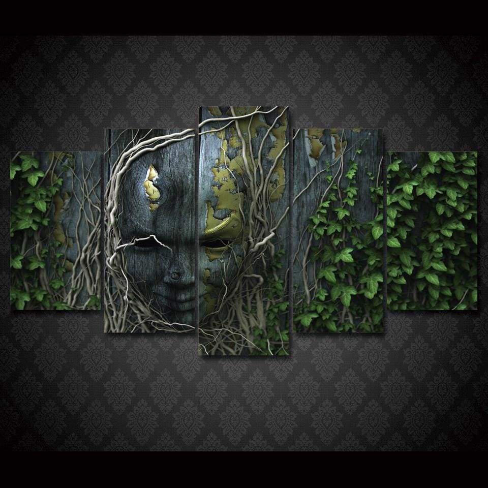 VISAGE - Tableau mural sur toile imprimée - Art-Cadre.fr