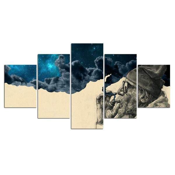 VIEUX BARBU - Tableau mural sur toile imprimée - Art-Cadre.fr