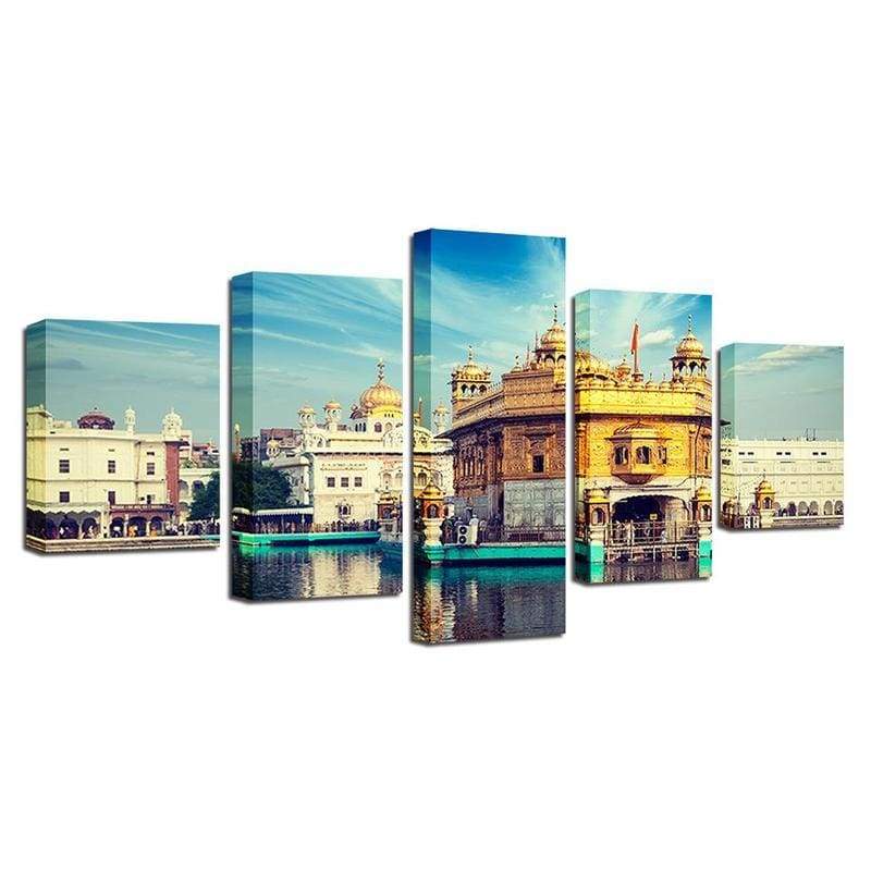 TEMPLE D'OR - Tableau mural sur toile imprimée - Art-Cadre.fr