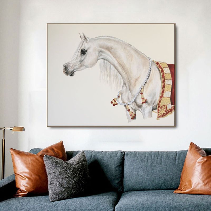 Toile cheval arabe