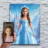 La Princesse des Glaces Tableau Personnalisé