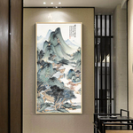 Peinture tableau japonais toile et cadre