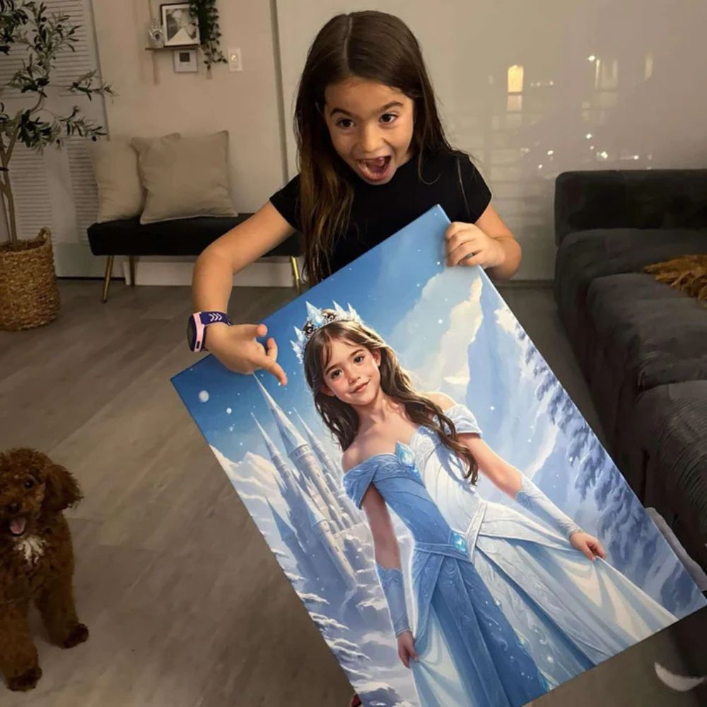 La Princesse des Glaces Tableau Personnalisé