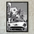 Tableau photographie voiture vintage à Miami