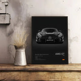 Tableau AMG GT mur