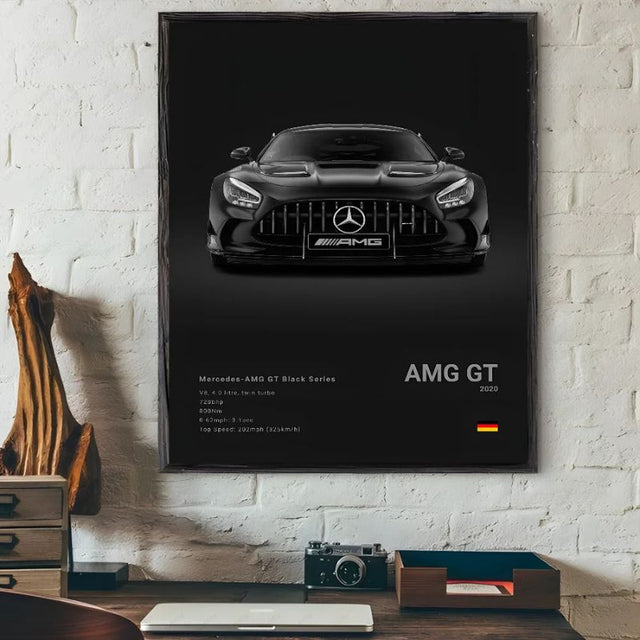 Tableau AMG GT bureau