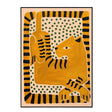 Tableau Abstrait Egypte toile 3