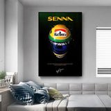 Tableau Ayrton Senna salon