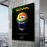 Tableau Ayrton Senna profil