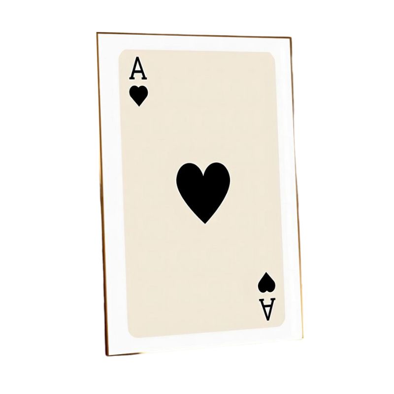 Tableau Casino Cartes Noir et Blanc toile 6