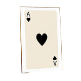 Tableau Casino Cartes Noir et Blanc toile 6