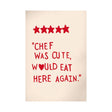TableauChefWasCute toile