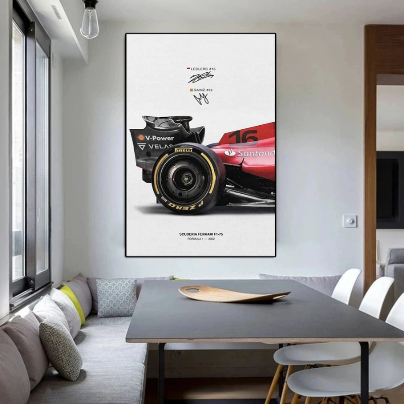 Tableau Ferrari F1 living