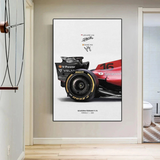 Tableau Ferrari F1 couloir