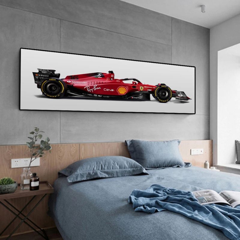 Tableau Formule 1 chambre vue profil