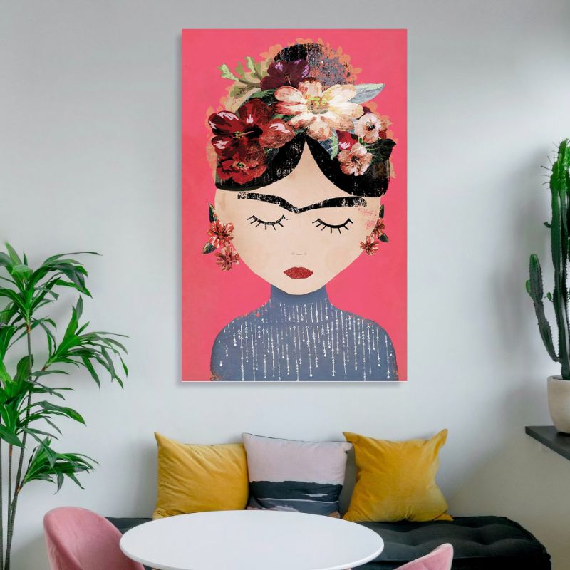 TableauFridaKahloArtNaif salon