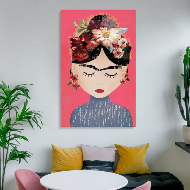 TableauFridaKahloArtNaif salon