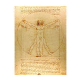 TableauL_hommedeVitruve-LeonarddeVinci toile