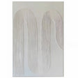 TableauMinimalisteBlancEffetReliefOndule toile