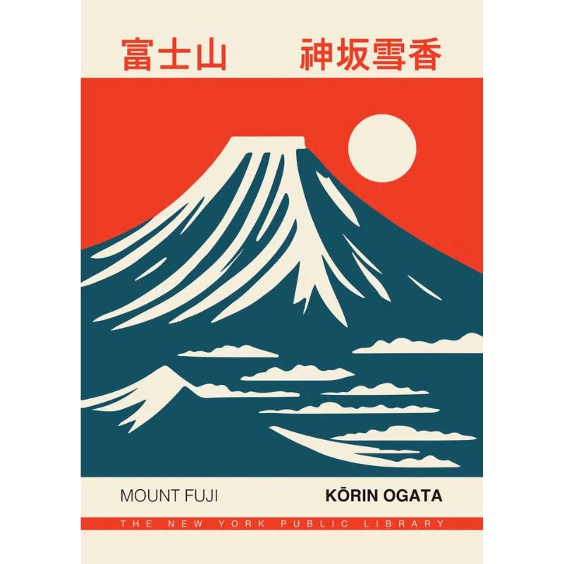 Tableau Mont Fuji Korin Ogata