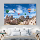 Tableau Montgolfieres de Cappadoce toile 1 chambre