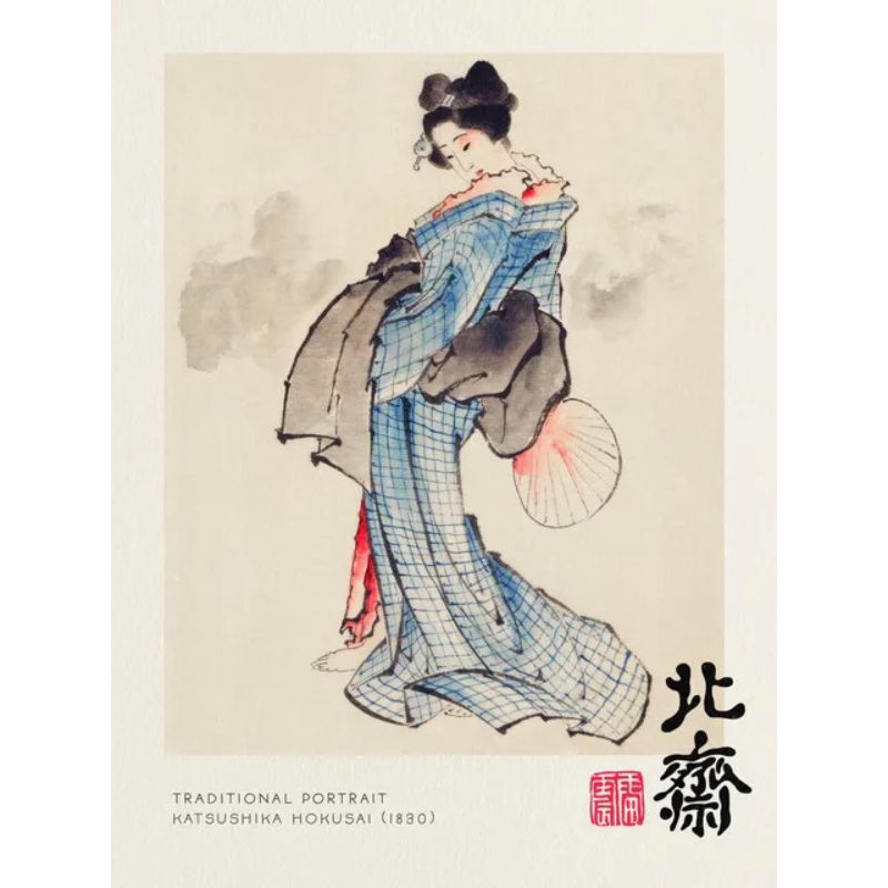 Tableau Reproduction Estampe Japonaise Hokusai toile 1