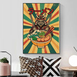 Tableau Retro Pop Japonais Ramen mural