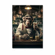 TableauSingeBarman toile