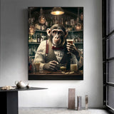 TableauSingeBarman mural
