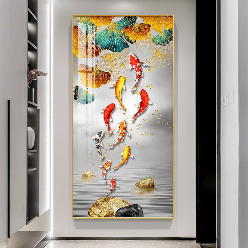 Tableau Poisson Coloré cadre