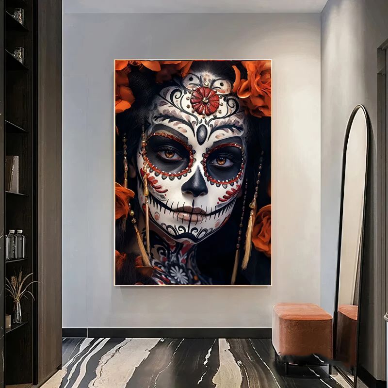 Tableaucatrina_artdujourdesmortsmexicain couloir
