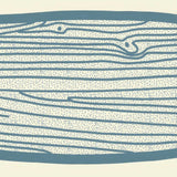 Triptyque planche de surf en bois bleu decoration
