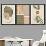 TriptyqueBohemeAbstraitVertetTerracotta bureau