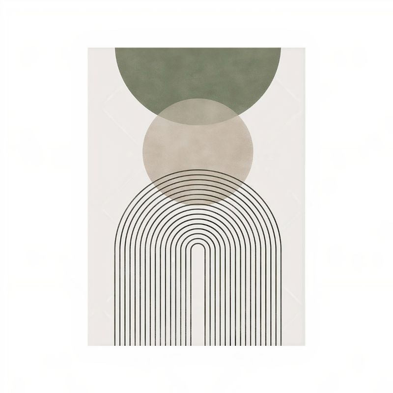 TriptyqueGeometriqueMinimalisteVertetBlanc toile 2