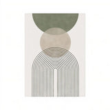 TriptyqueGeometriqueMinimalisteVertetBlanc toile 2