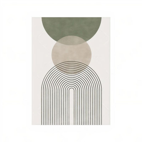 TriptyqueGeometriqueMinimalisteVertetBlanc toile 2