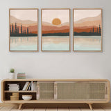 TriptyqueMontagnesetLacStyleNordique bahut